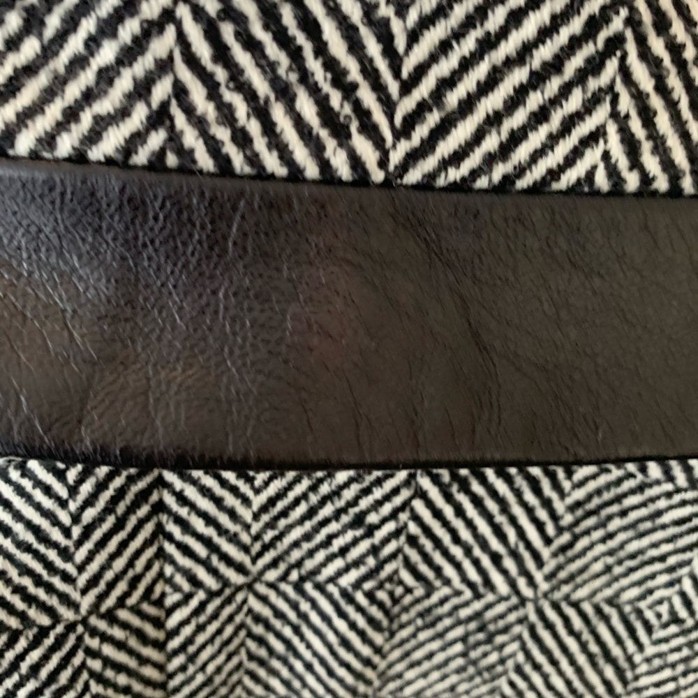Wool blazer Jacke, Leather trim & Faux Pockets 12 - Picture 8 of 8